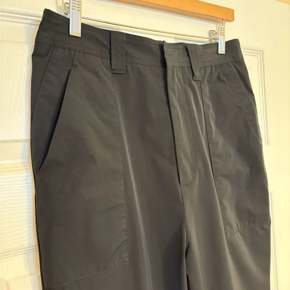 Ami Paris Technical Jogger Pants Black Small  Cuff Carrot Trouser Unisex